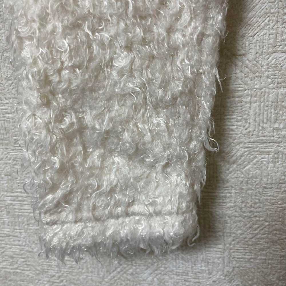 Excellent condition Shimamura shaggy knit M white… - image 7