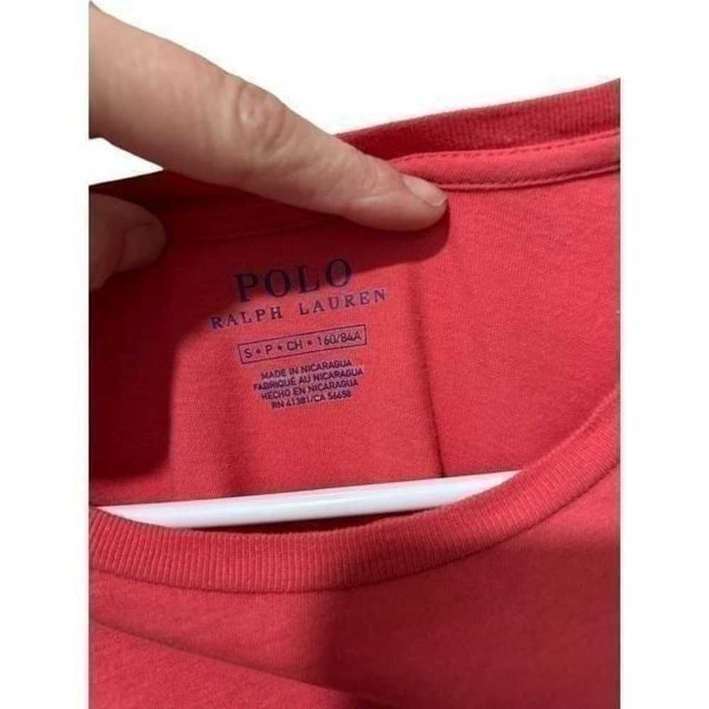 Polo Ralph Lauren Pink Salmon Short Sleeve Shirt … - image 4