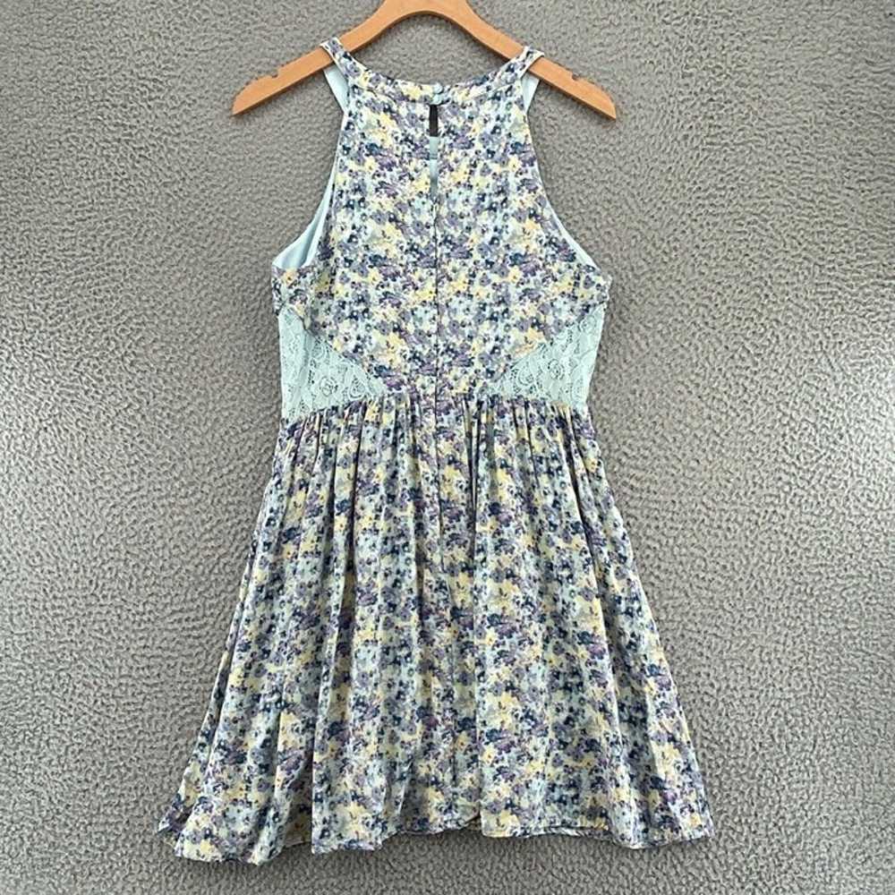 Disney Dress Womens Large Cinderella Blue Floral … - image 3