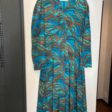 Excellent condition SLY zebra print long dress