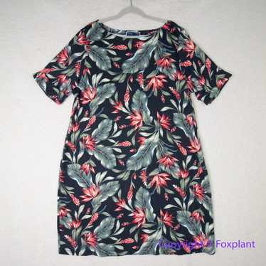 Karen Scott Sport Womens Plus Floral Mini T-Shirt… - image 1