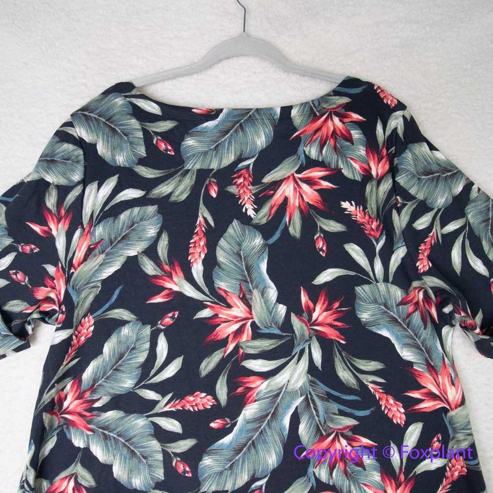 Karen Scott Sport Womens Plus Floral Mini T-Shirt… - image 9