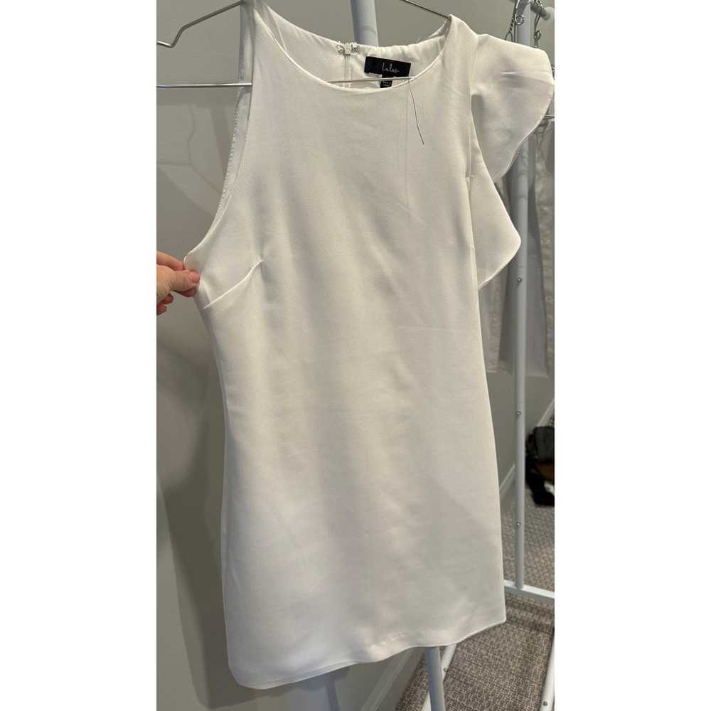 NWOT Lulus Dinah White One-Shoulder Dress Size Sm… - image 2