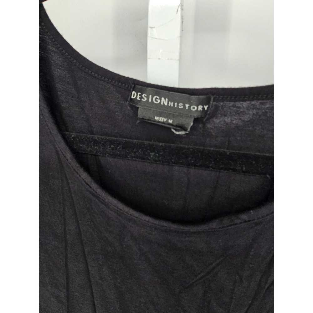 Design History Women's Black Short Sleeve Round N… - image 3