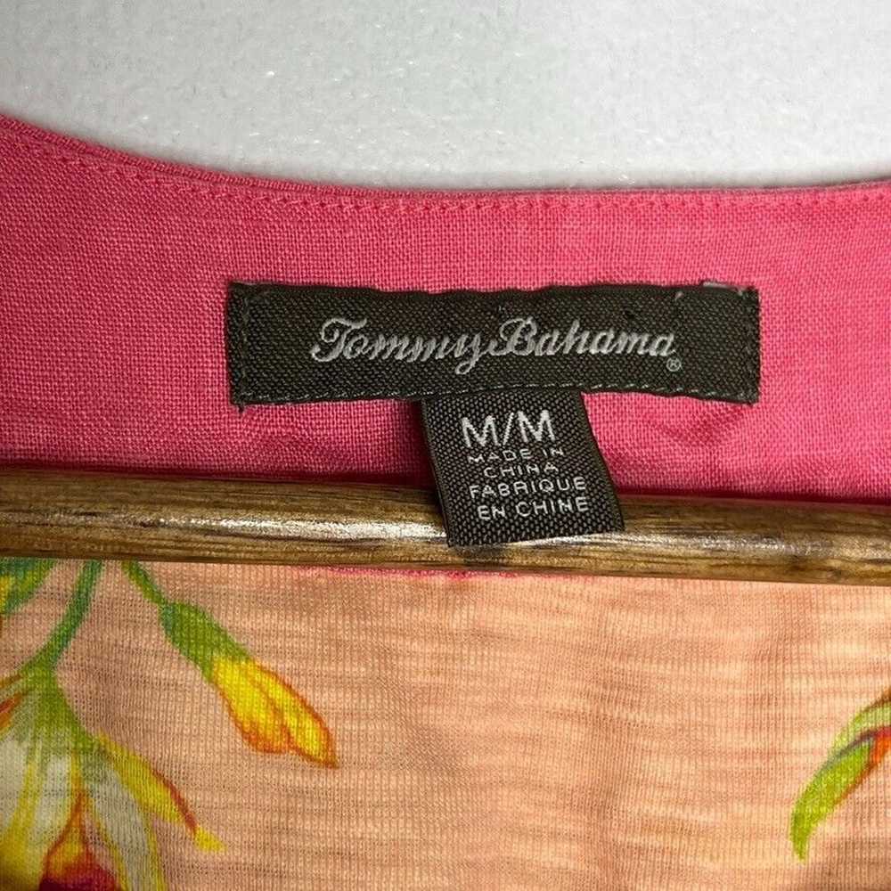 Tommy Bahama Women's Tropical Floral Dress M Pink… - image 4