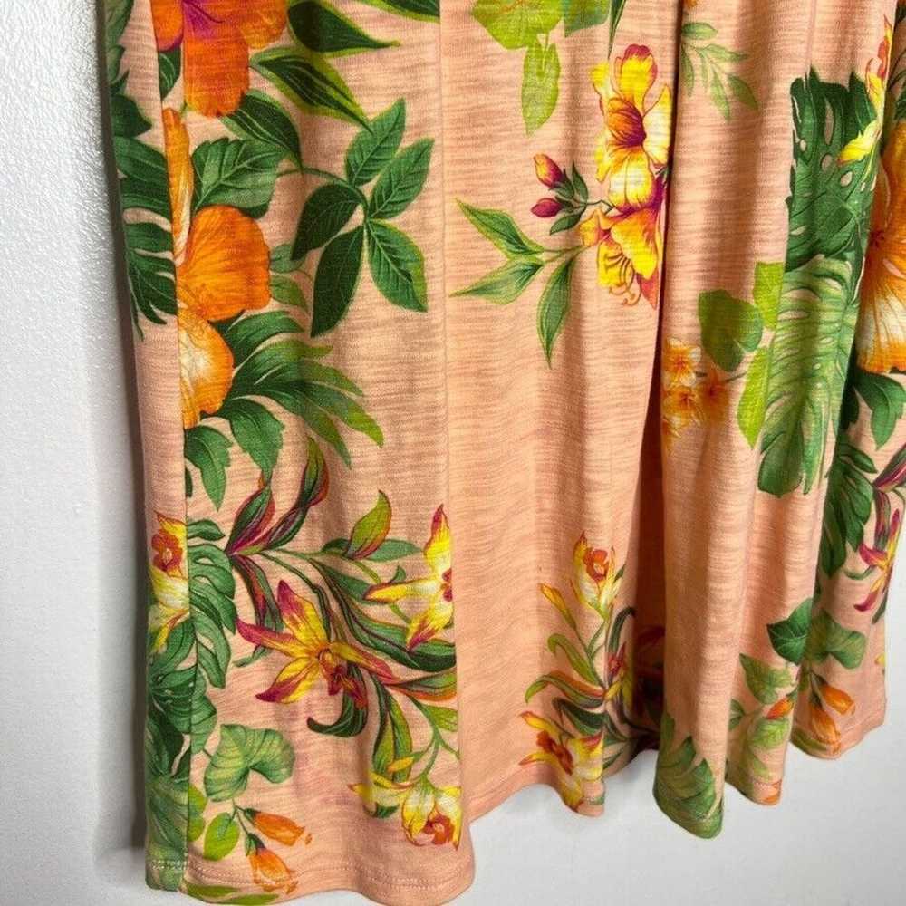 Tommy Bahama Women's Tropical Floral Dress M Pink… - image 6