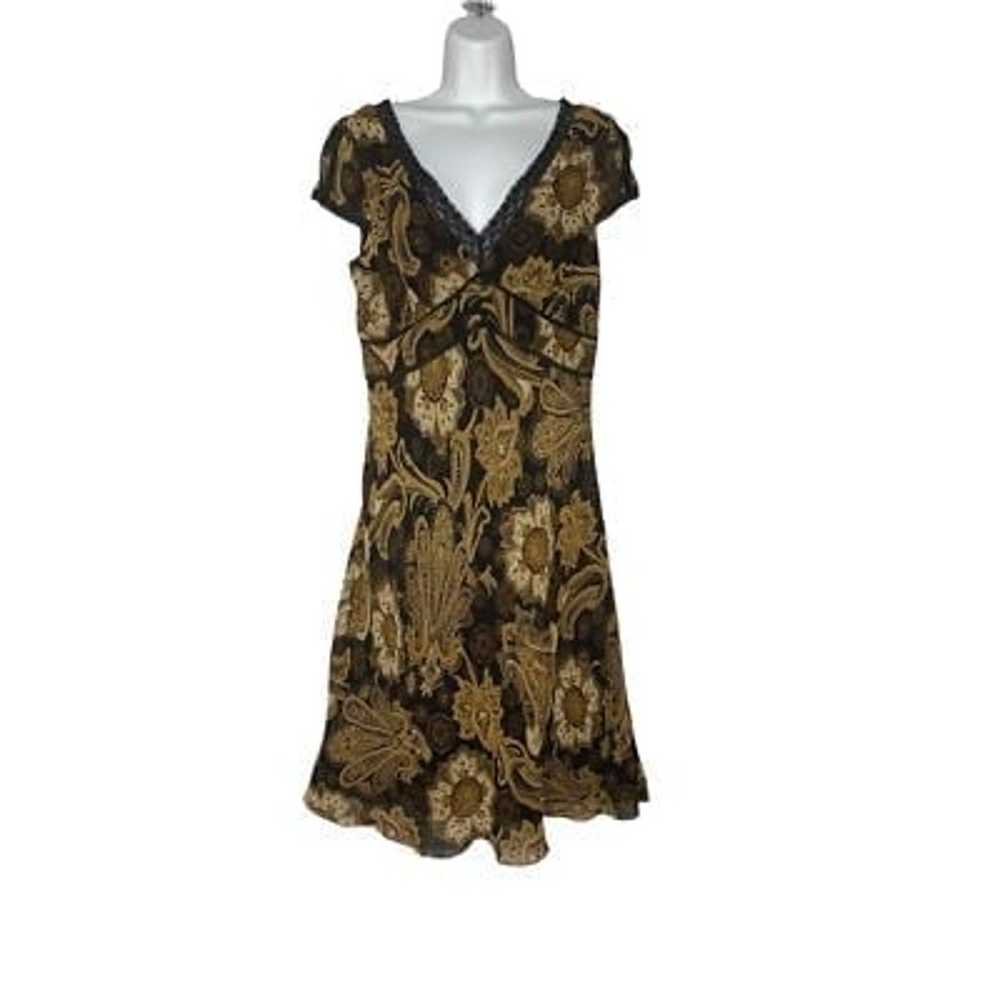 INC International Concepts Womens Dress Brown Bei… - image 1