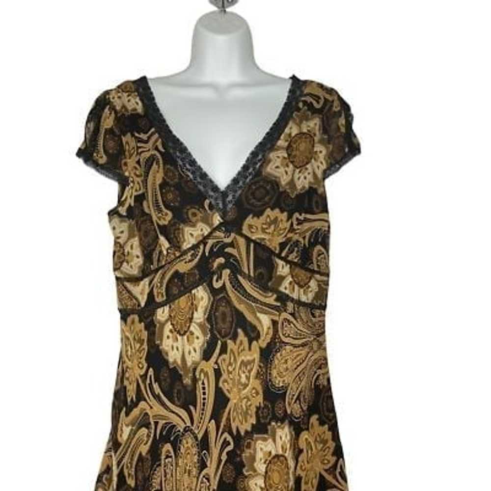 INC International Concepts Womens Dress Brown Bei… - image 4