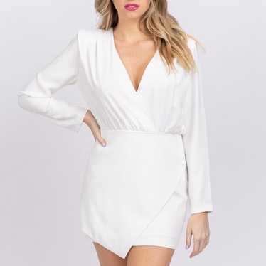 REVOLVE Amanda Uprichard White Long Sleeve Busines