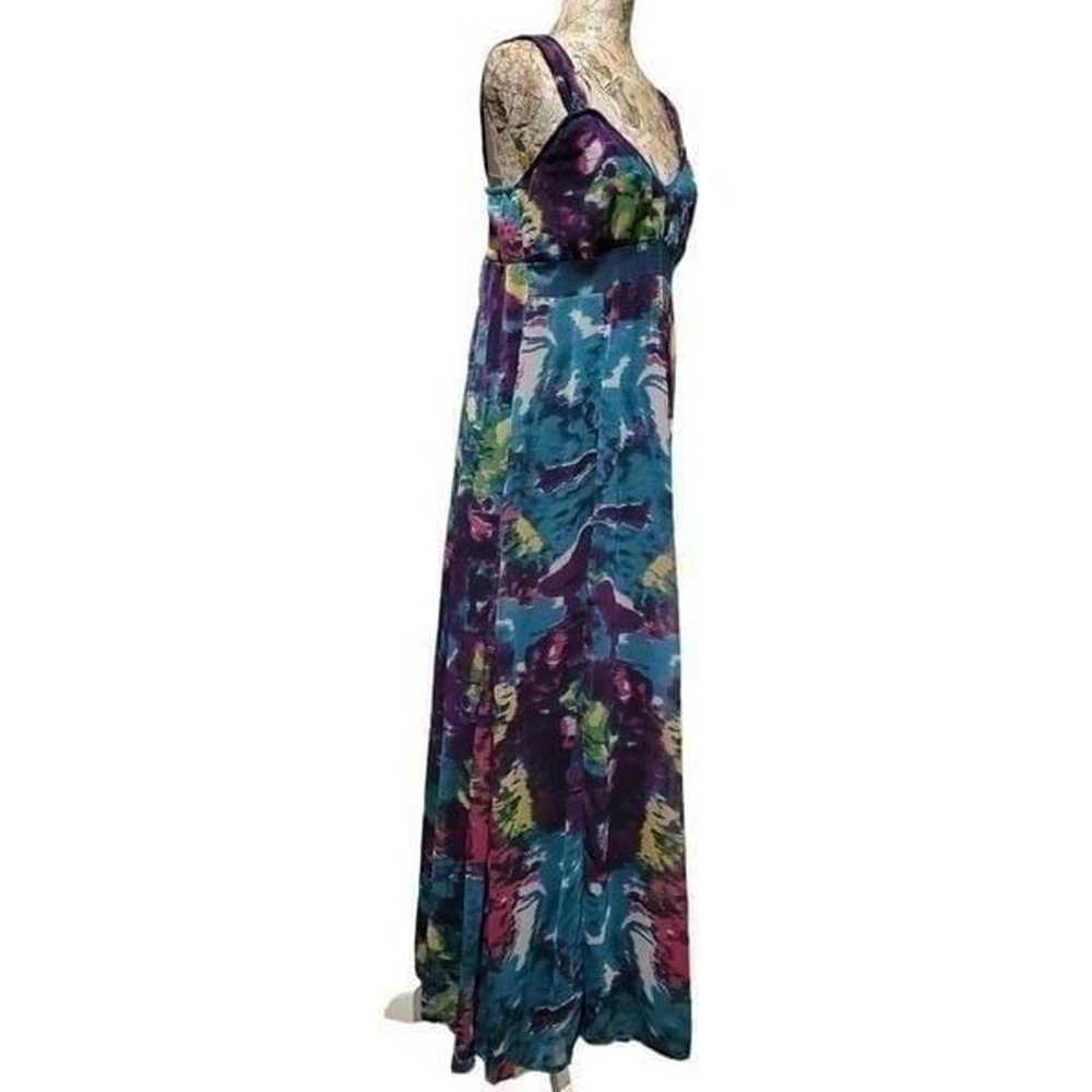 She's Cool Peacock Colorful Long Halter Top Empir… - image 5