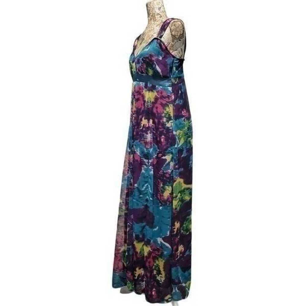 She's Cool Peacock Colorful Long Halter Top Empir… - image 6