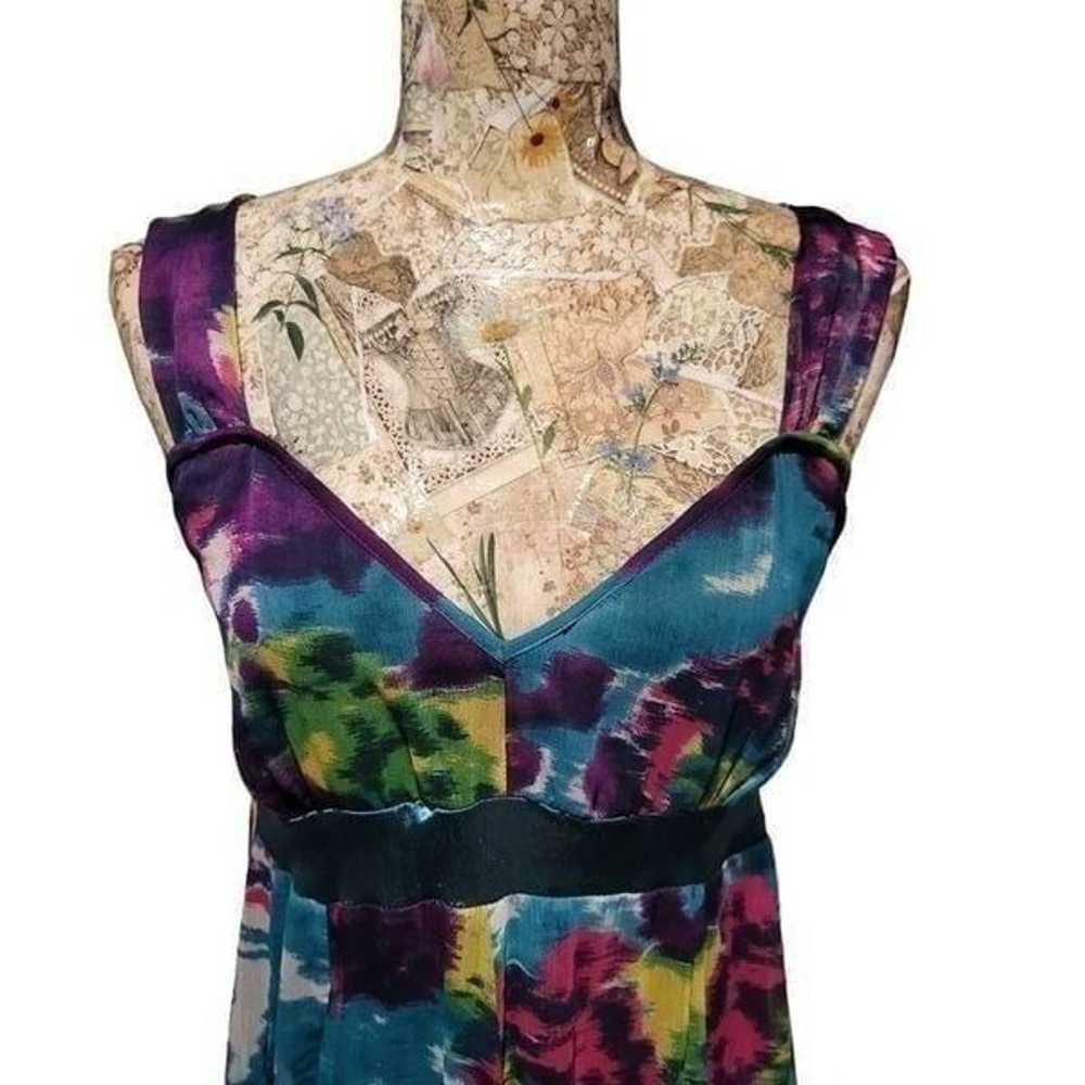 She's Cool Peacock Colorful Long Halter Top Empir… - image 7