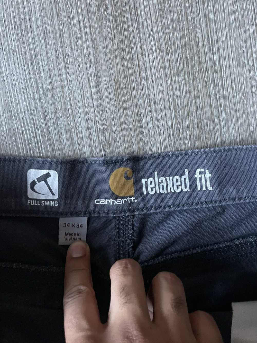 Carhartt Grey Carhartt pants relaxed fit 34x34 - image 2