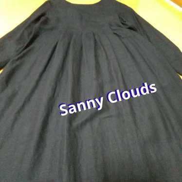 Sanny Clouds FELISSMO Black Long Dress Long Sleev… - image 1