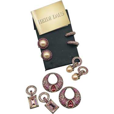 Heidi Daus Interchangeable Earrings Clip Set "Spar