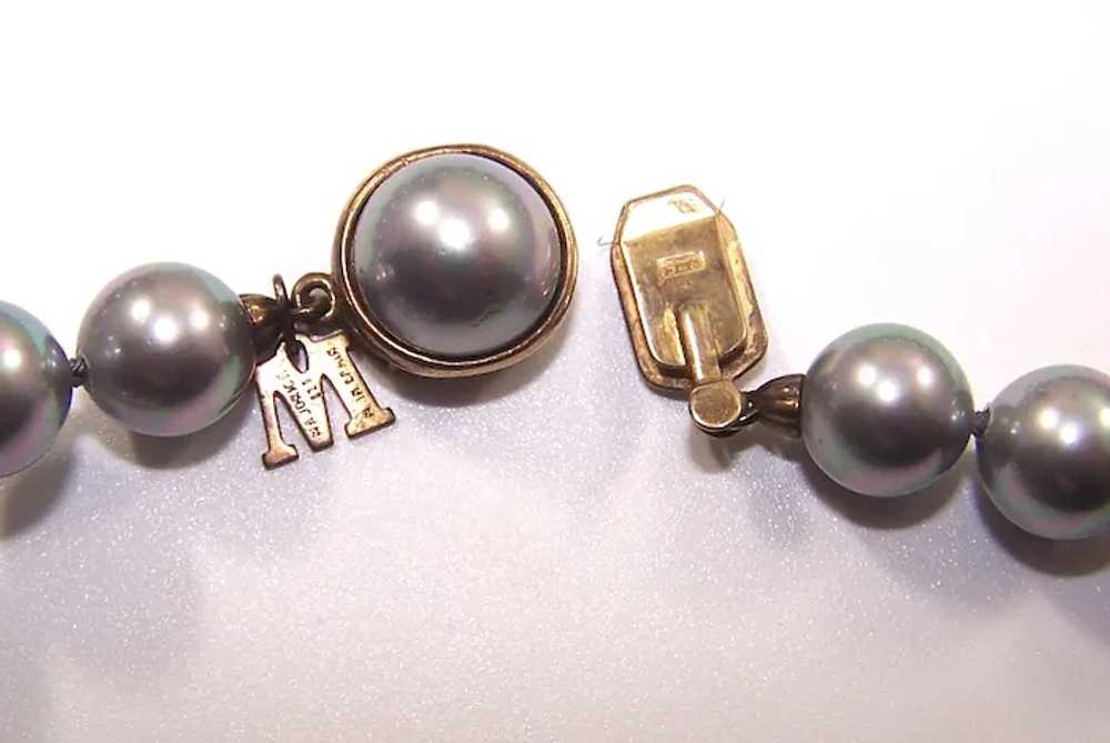 MAJORICA, Spain Lustrous Imitation Platinum Pearl… - image 12