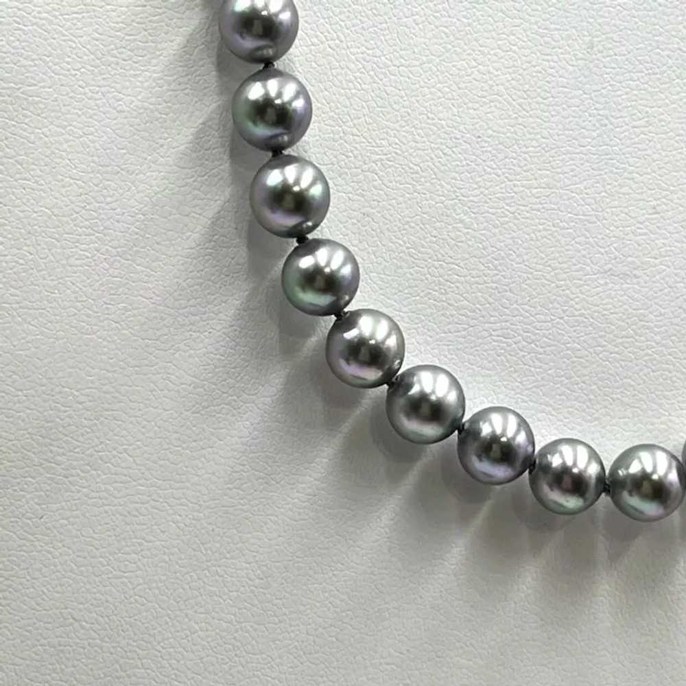 MAJORICA, Spain Lustrous Imitation Platinum Pearl… - image 6