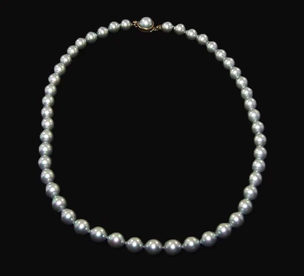 MAJORICA, Spain Lustrous Imitation Platinum Pearl… - image 7