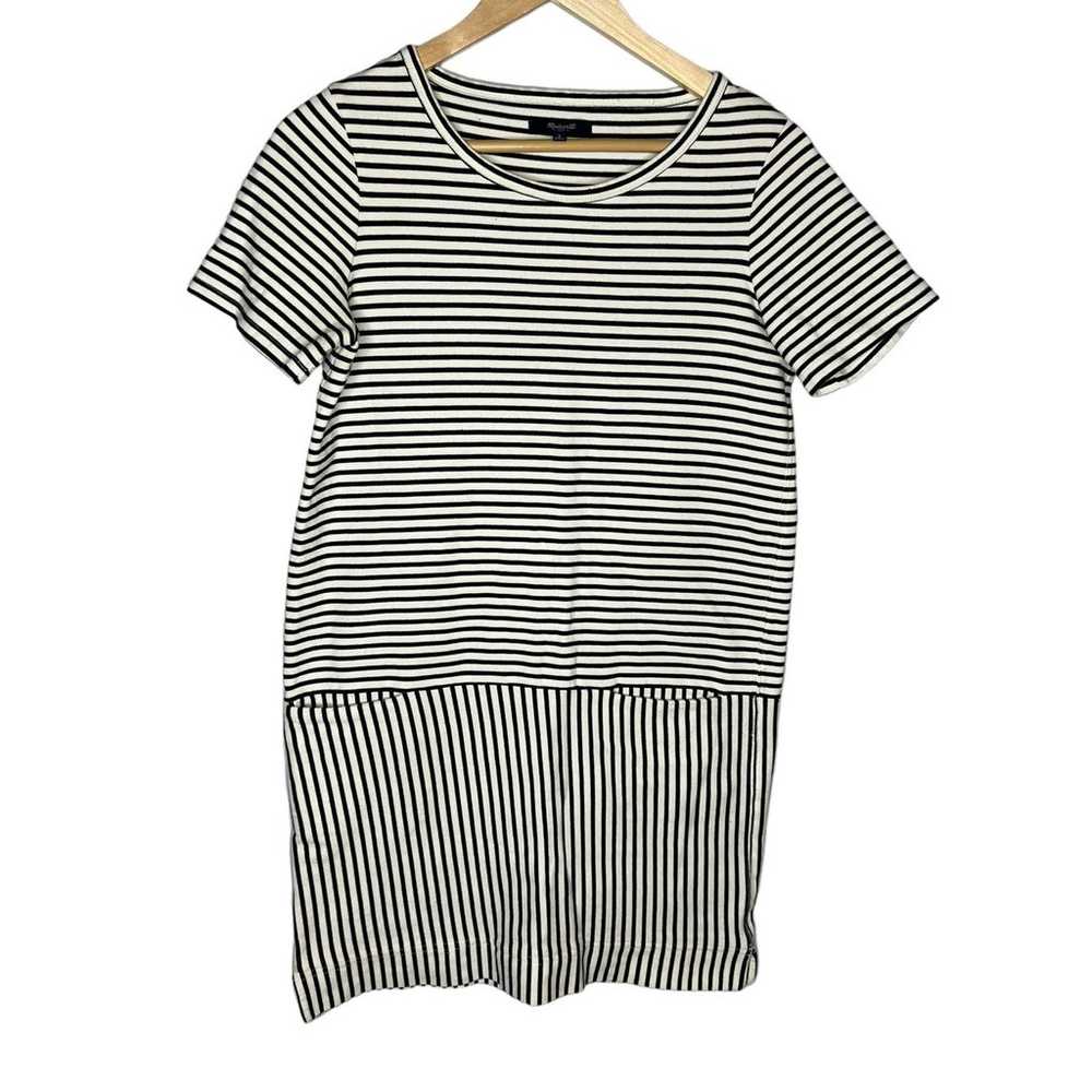 Madewell dockside Striped T Shirt Dress Size Small - image 2