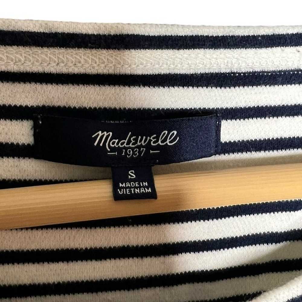 Madewell dockside Striped T Shirt Dress Size Small - image 4