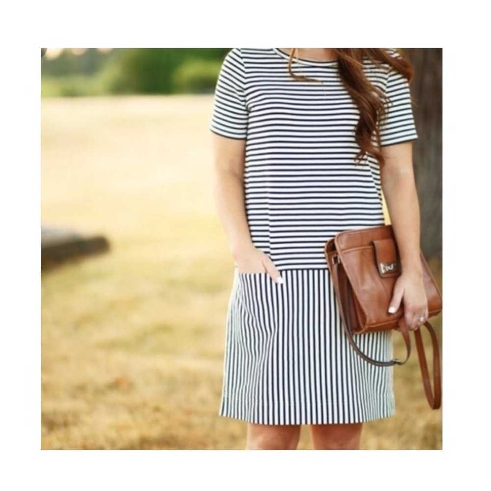 Madewell dockside Striped T Shirt Dress Size Small - image 5