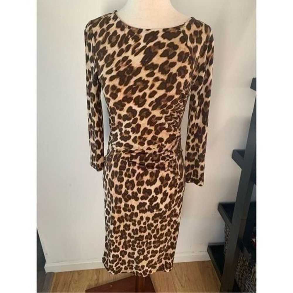 Jennifer Lopez animal print dress size s - image 1