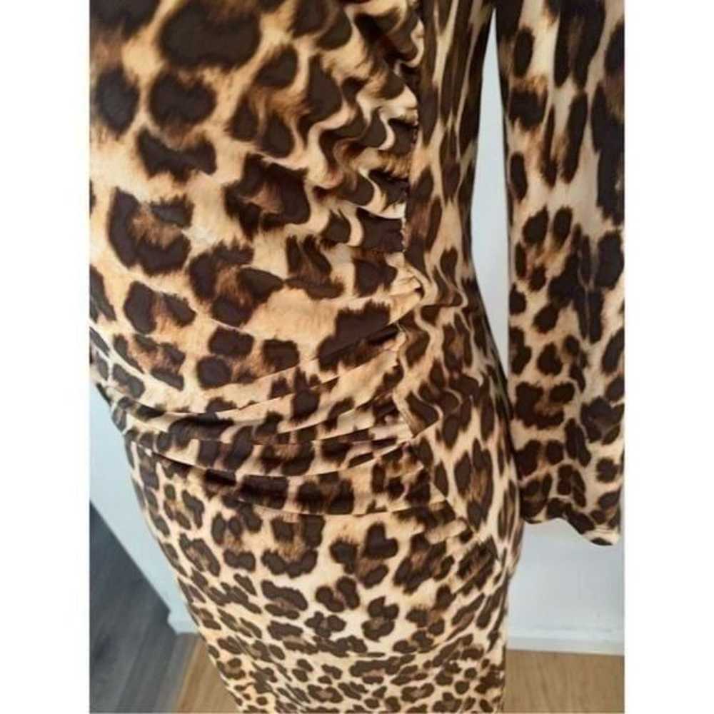 Jennifer Lopez animal print dress size s - image 2