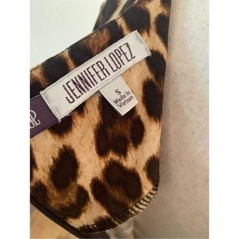 Jennifer Lopez animal print dress size s - image 4