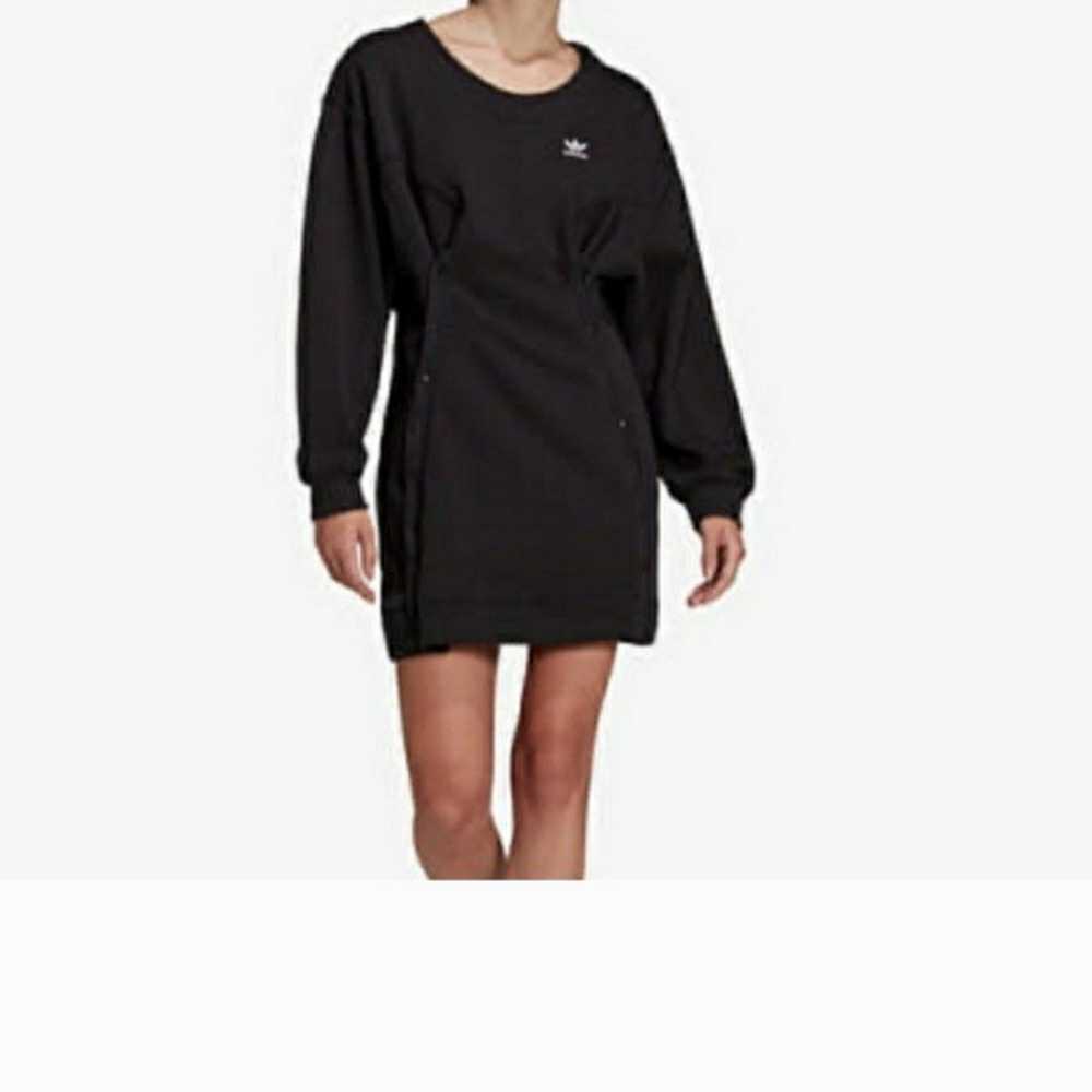 Adidas Originals sweatshirt dress adjustable snap… - image 1