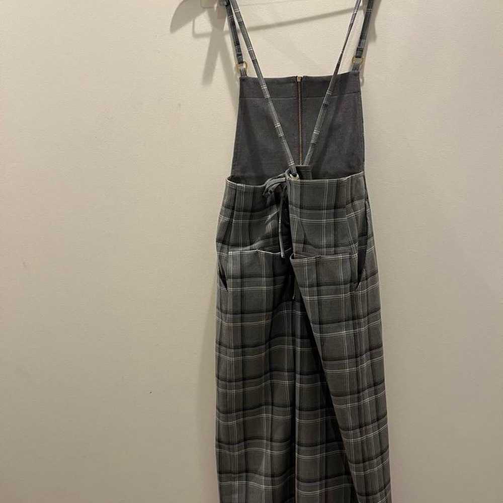 Trois Trow Check One-Piece Jumper Skirt Size 1 - image 9