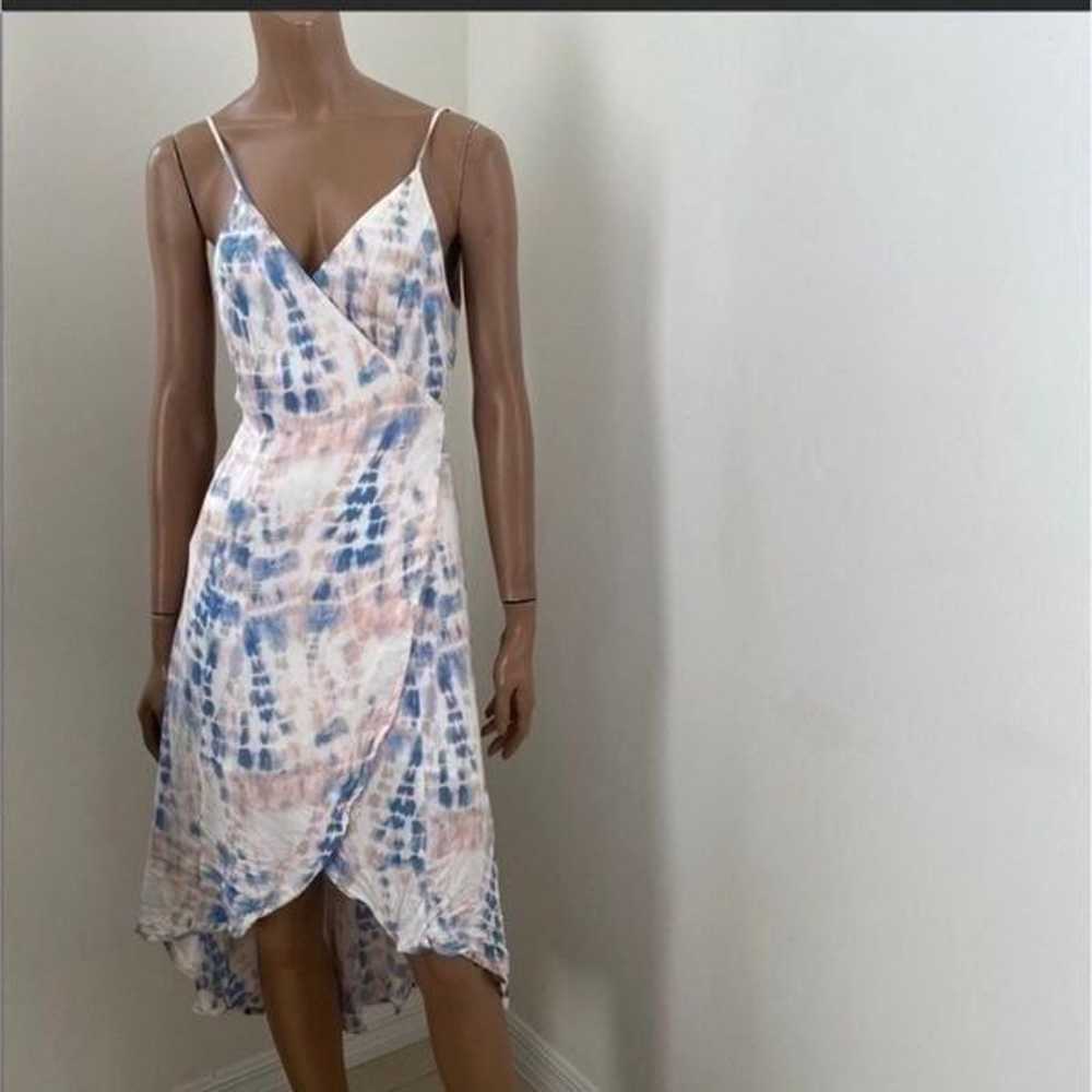 Forever 21 tie dye midi wrap dress S - image 3