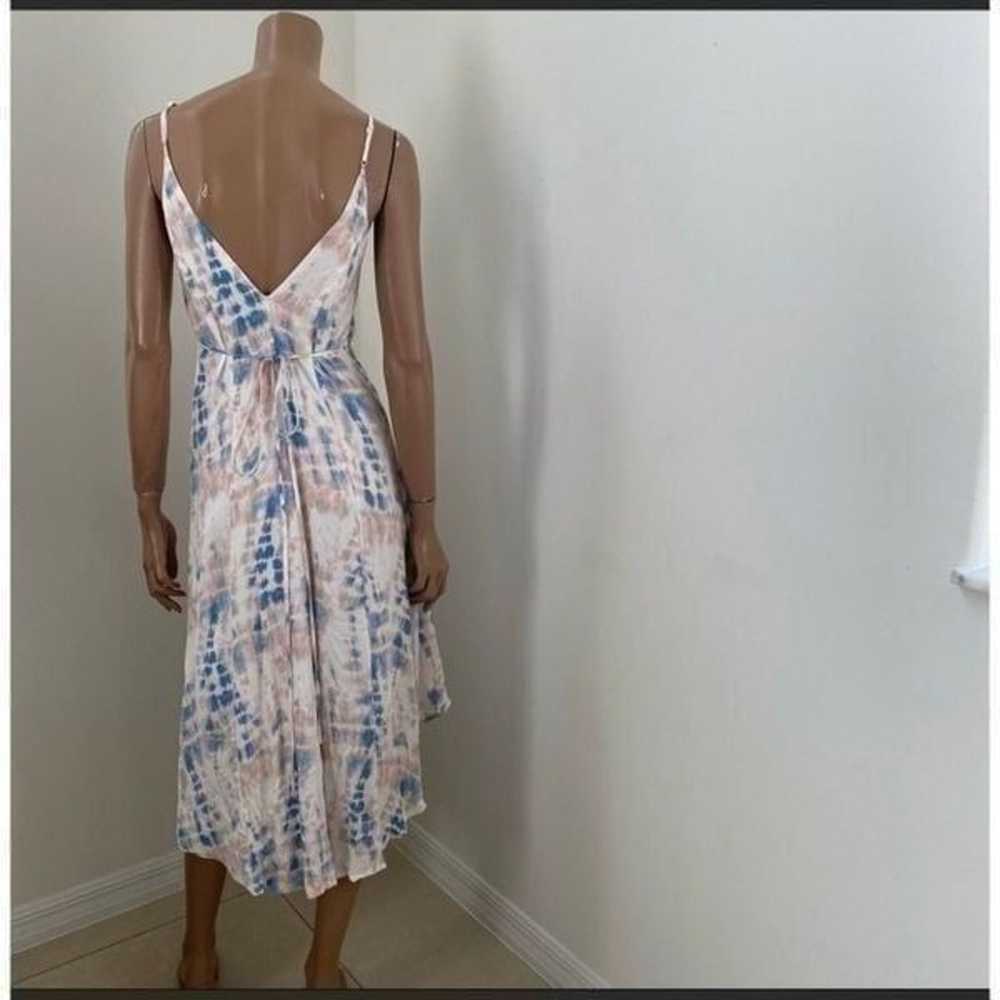 Forever 21 tie dye midi wrap dress S - image 6