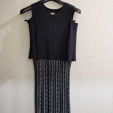 Jill Stuart Black Knit Dress Long