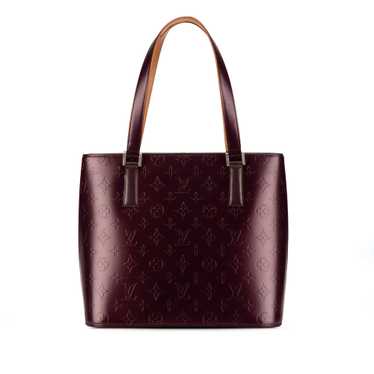 Purple Louis Vuitton Monogram Mat Stockton Handbag