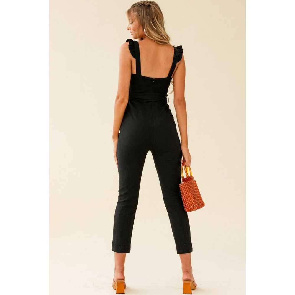 Selfie Leslie All for love Ruffle Strap Jumpsuit … - image 10