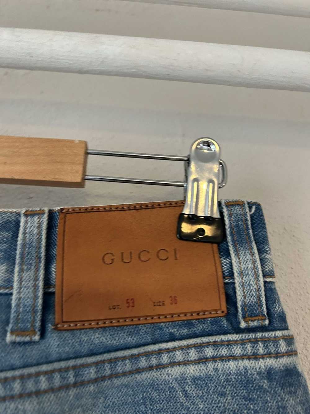 Gucci Gucci Bug Insect Embroidered Jeans - image 12