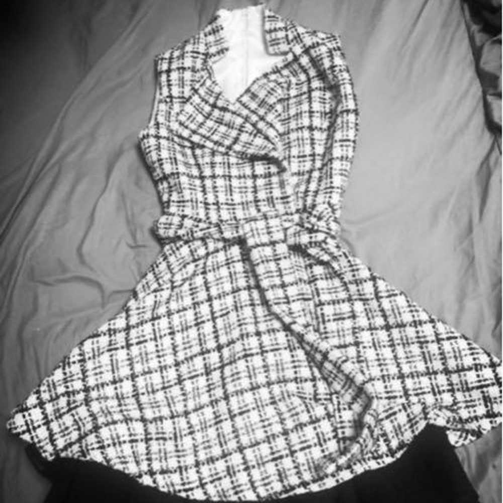 A tweed one-piece cabaret dress - image 1