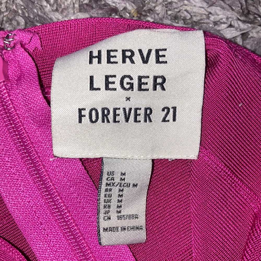 Herve Leger pink dress - image 4