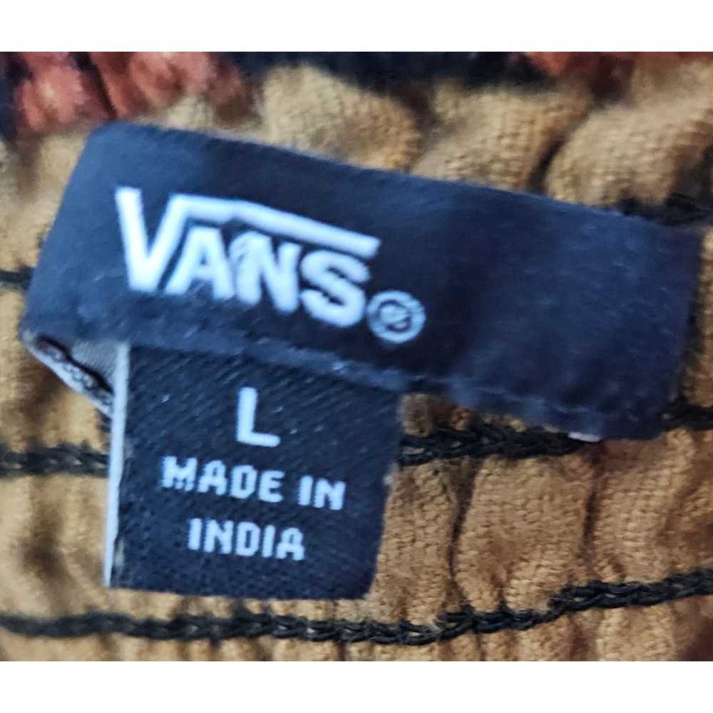 VANS Jagger Dress Large Corduroy Mini Brown Orang… - image 2