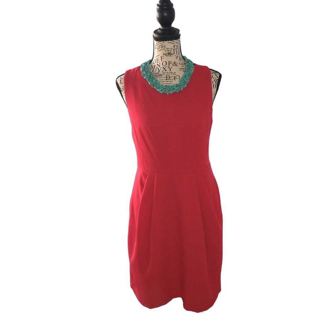 YA Los Angeles Red Dress Crisscross Open Back Lar… - image 1