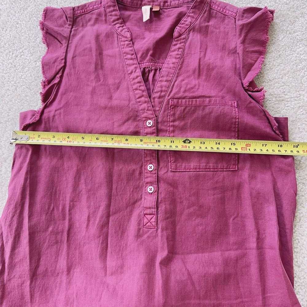 Pilcro Anthropologie Ladies Size S Raspberry Shor… - image 3