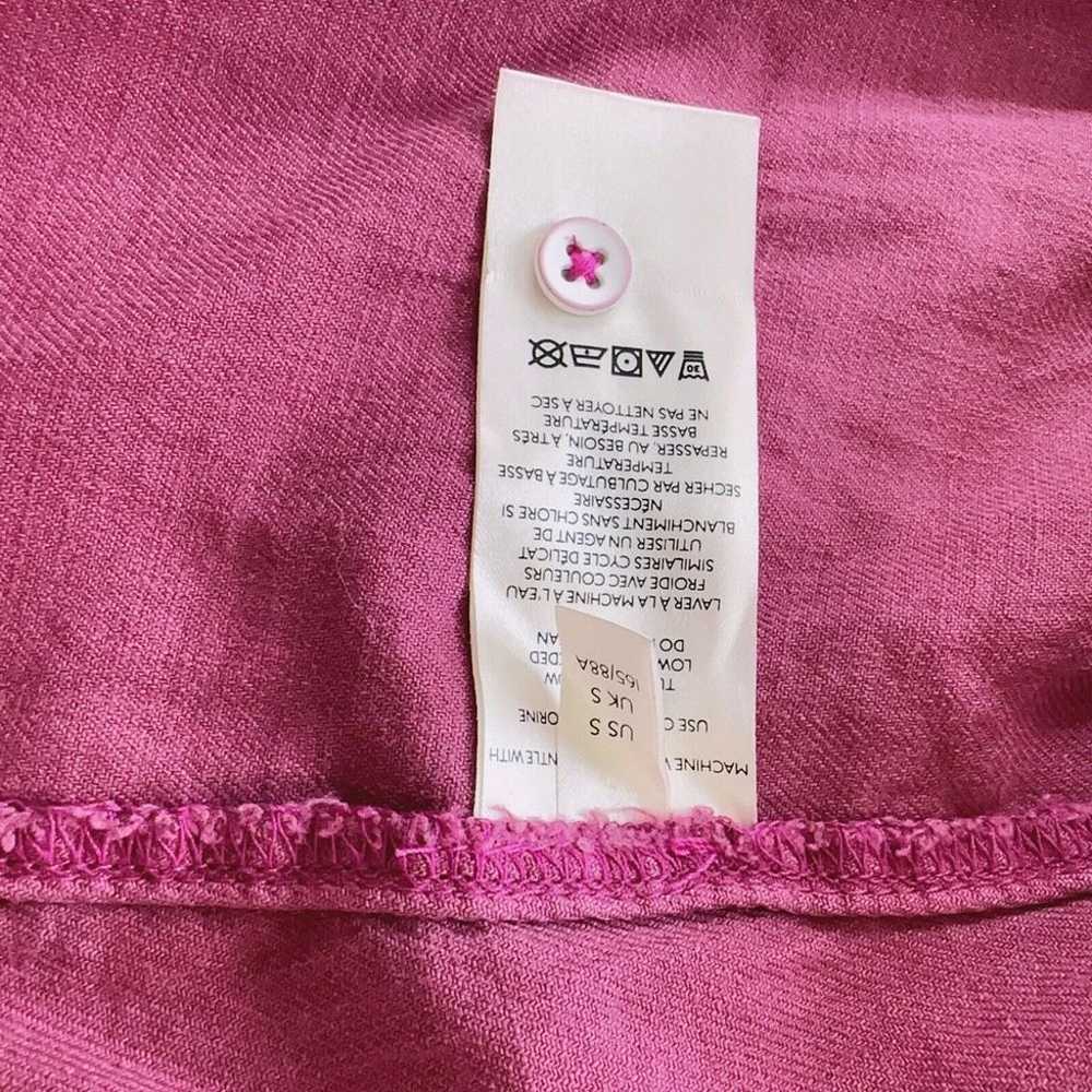 Pilcro Anthropologie Ladies Size S Raspberry Shor… - image 7