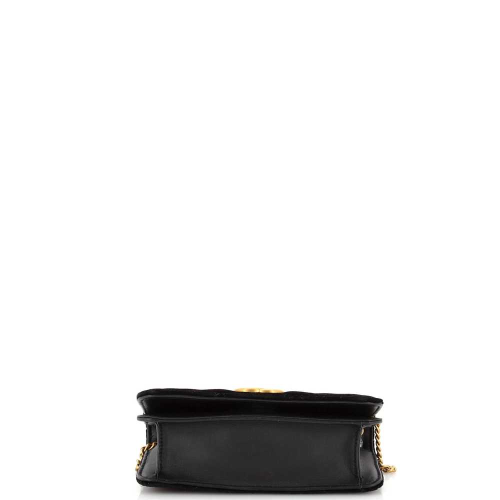 GUCCI GG Marmont Chain Flap Bag Matelasse Velvet … - image 4