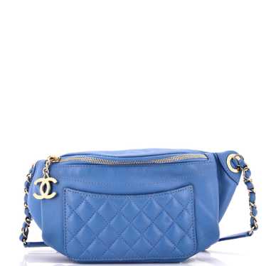 CHANEL Bi Classic Waist Bag Quilted Lambskin