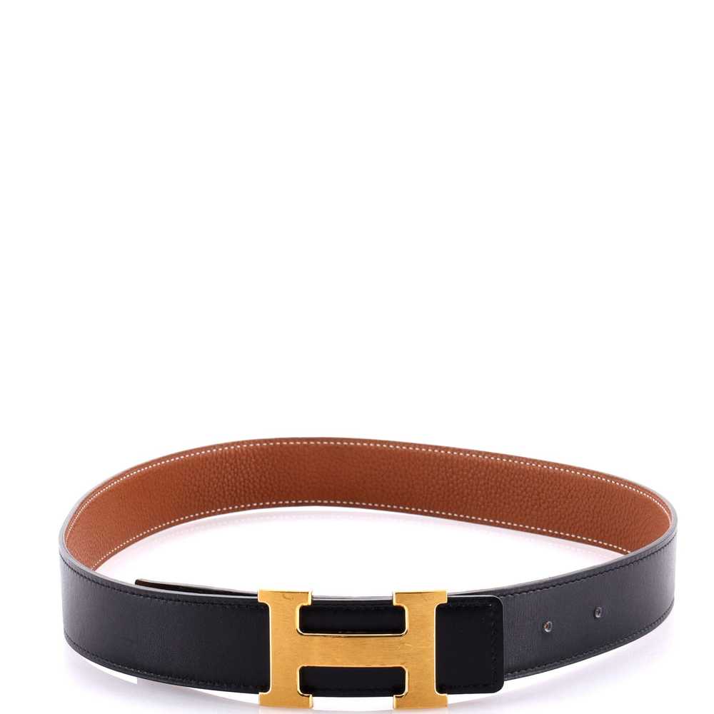 Hermes Constance Martelee H Reversible Belt Leath… - image 2