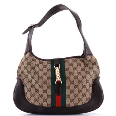 GUCCI Jackie Original Web Shoulder Bag Leather and