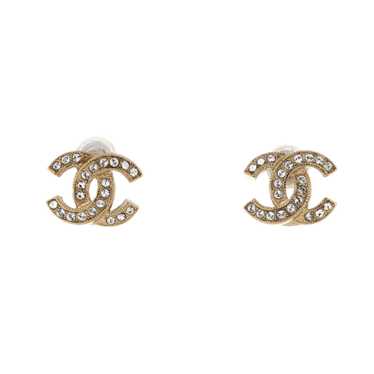 CHANEL CC Stud Earrings