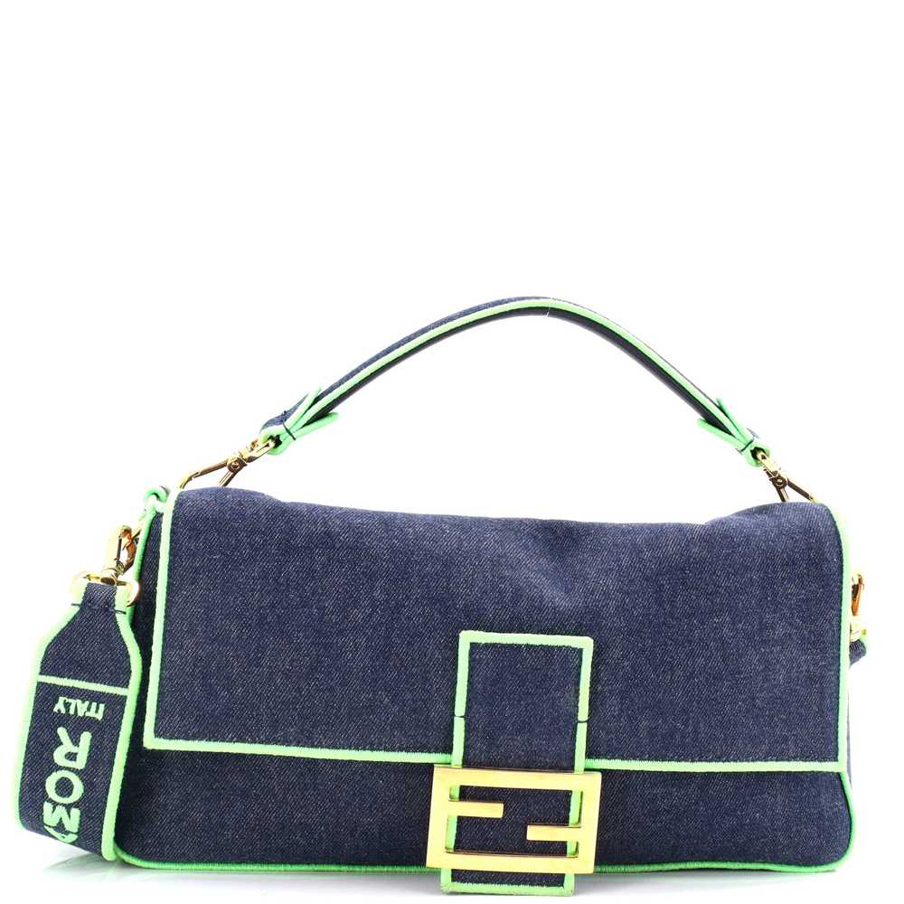 FENDI Baguette NM Bag Denim Large - image 1