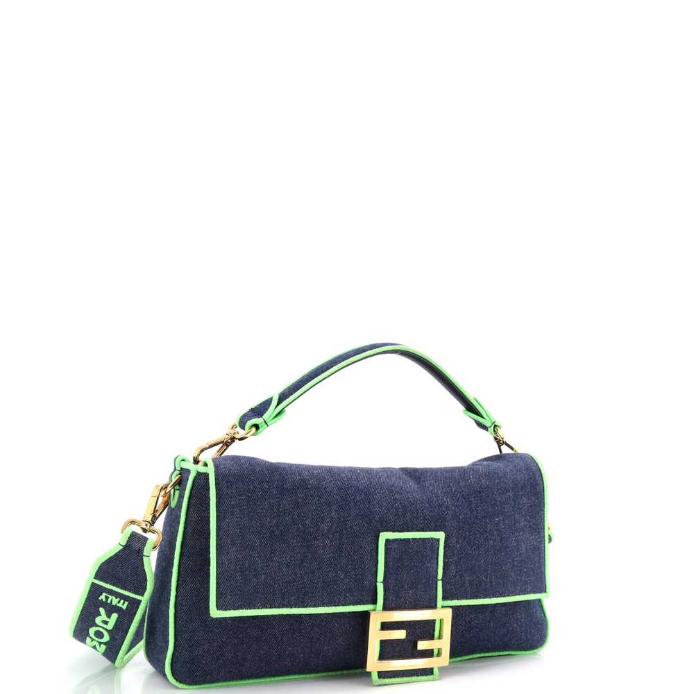 FENDI Baguette NM Bag Denim Large - image 2