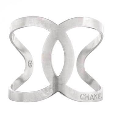 CHANEL CC Cut-Out Cuff Bracelet